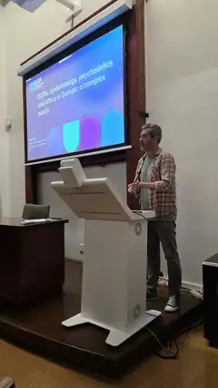 João Matias, from the EUDA, at the Faculty of Medicine of the University of Lisbon