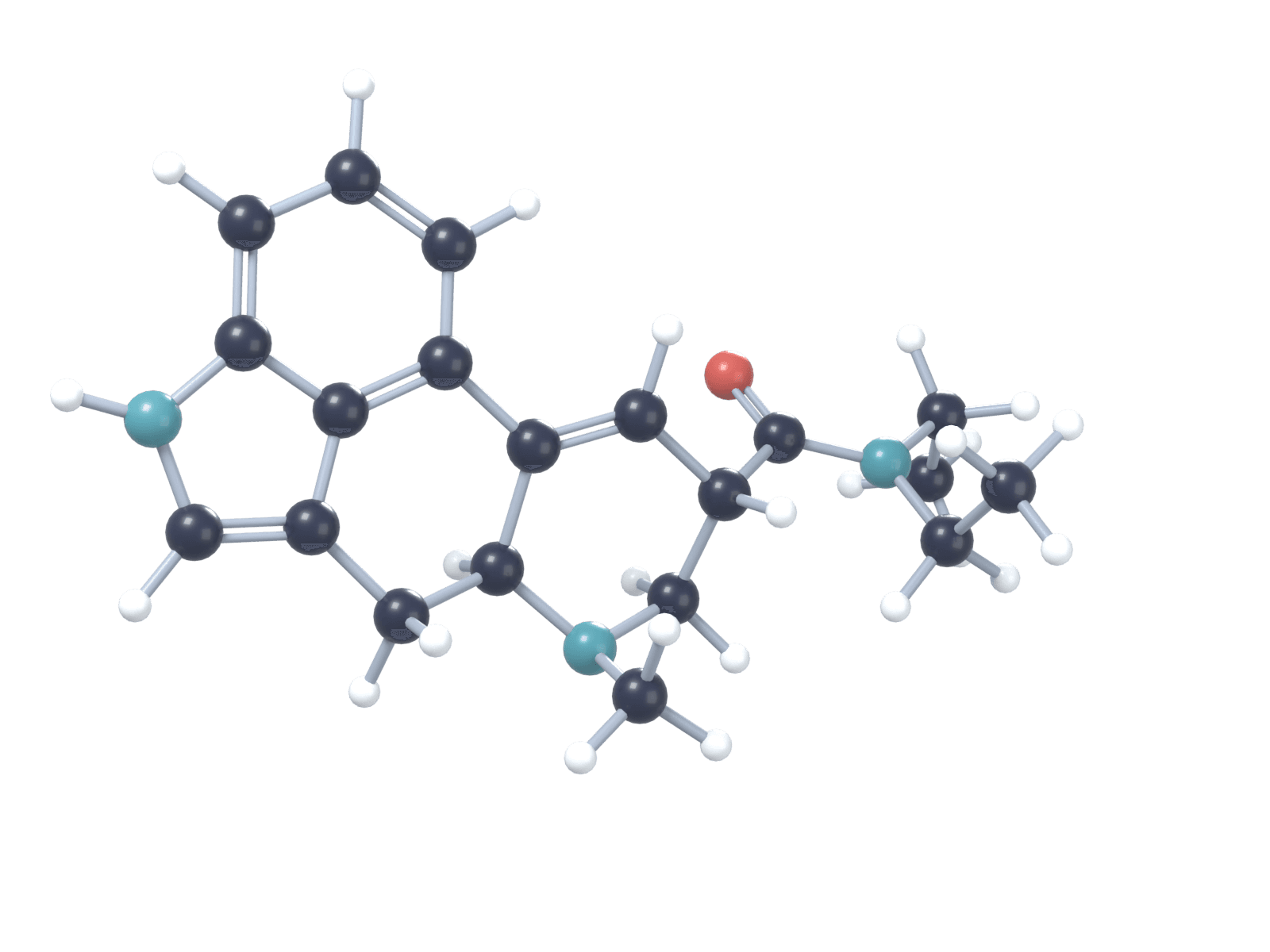 3D model of LSD